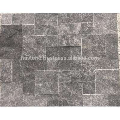 Crystal black ledge stone for walling tile